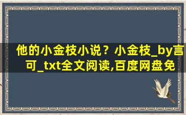 他的小金枝小说？小金枝_by言可_txt全文阅读,百度网盘免费下载